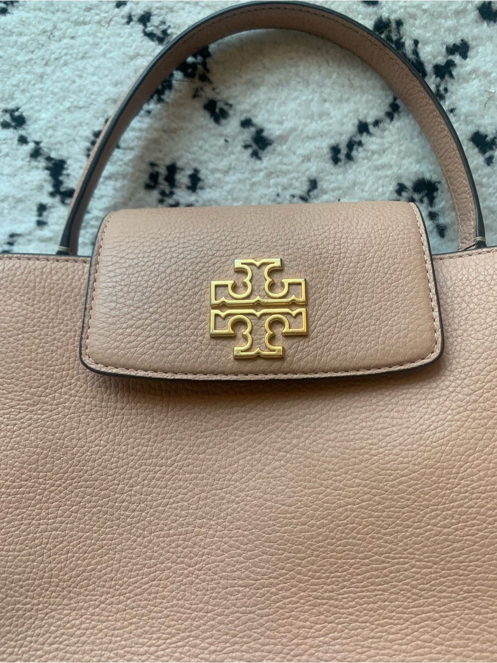 Tory Burch Britten Blush Satchel - Picture 2 of 7